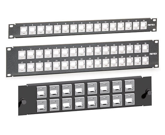 Read more about the article Patch-panel 19” RJ45 Keystone • Systimax